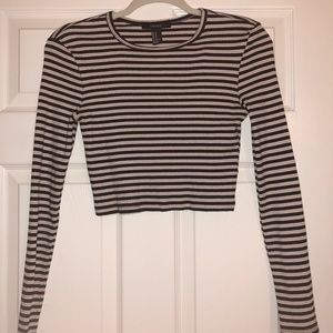 Forever 21 Long Sleeve Crop Top